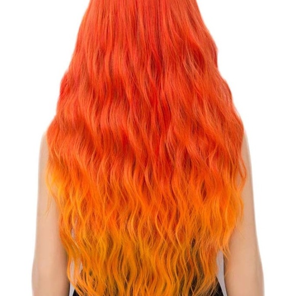 ? Siya Orange ? Ombré COSPLAY  FESTIVAL Wig*NWT* main image 4